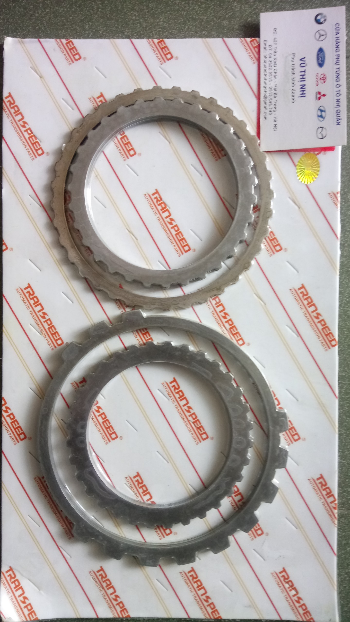 Bộ lá thép đại tu hộp số tự động Maza3 (5 số )