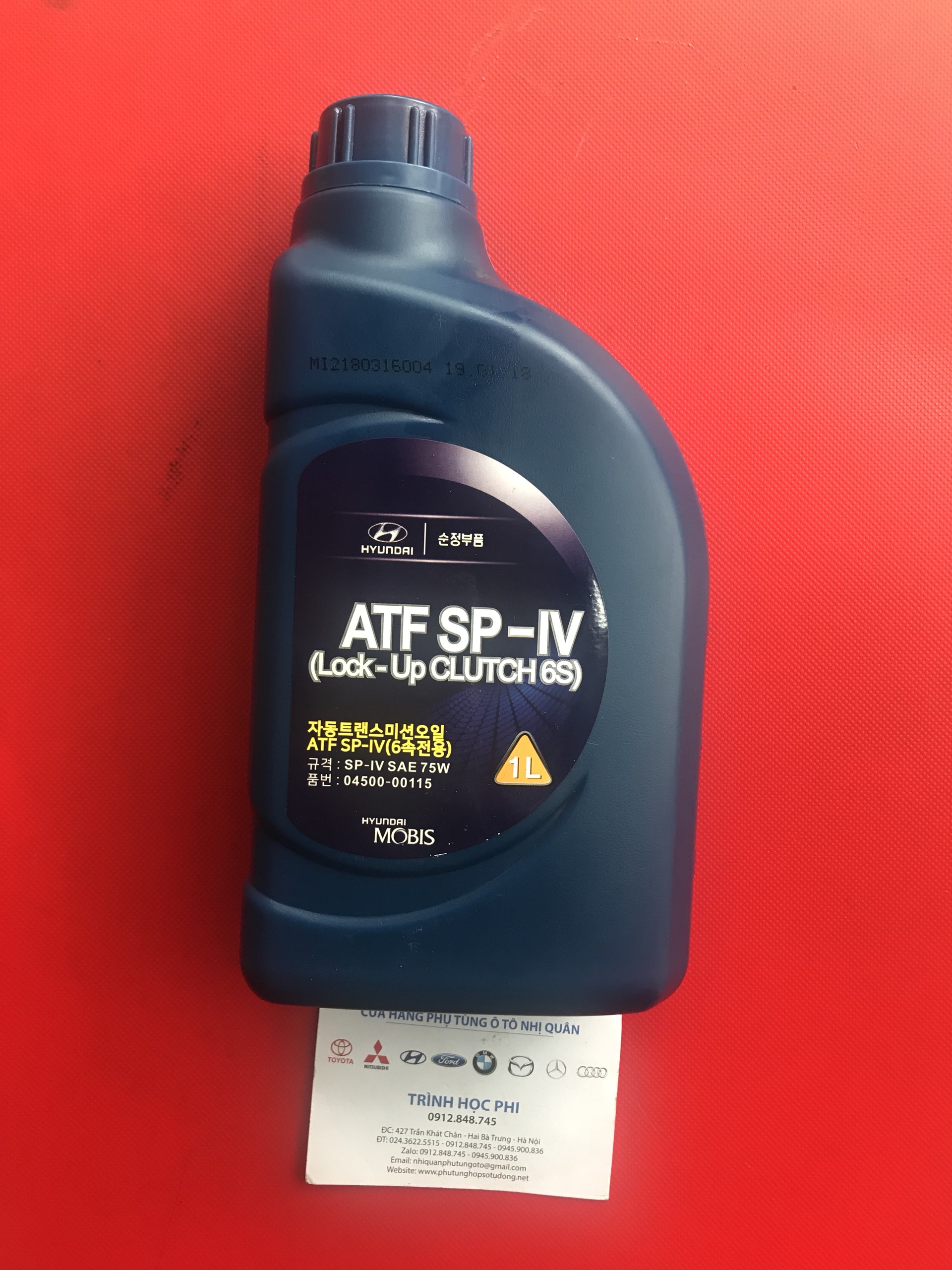 DẦU HỘP SỐ TỰ ĐỘNG HYUDAI SP IV